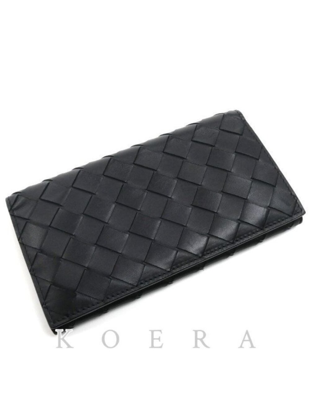 Bottega Veneta Intrecciato Billfold Wallet Black